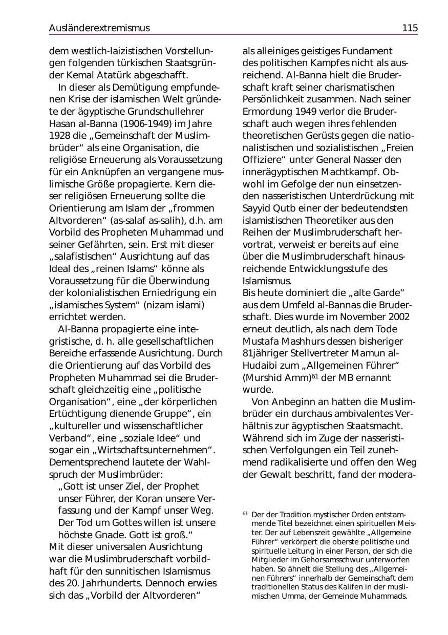 Seite 117 des Verfassungsschutzbericht 2002 Niedersachsen