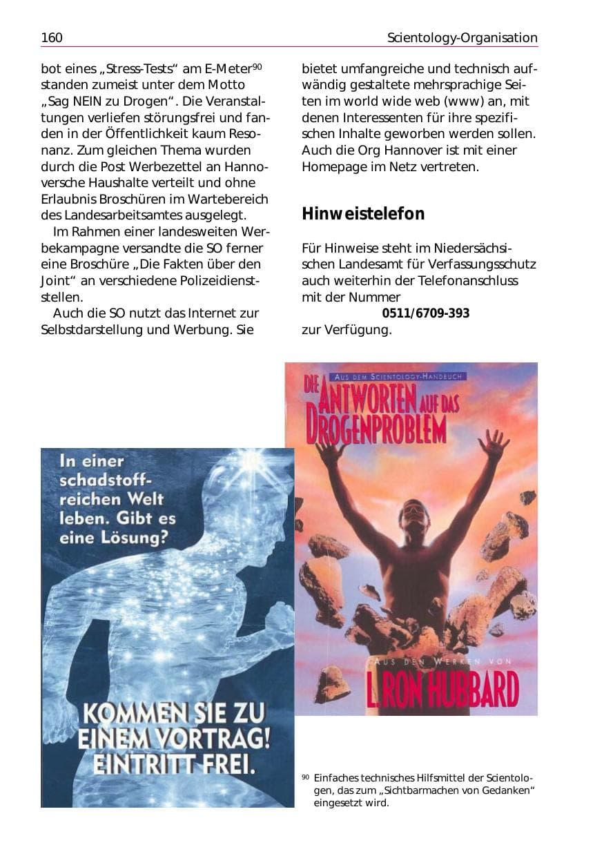 Seite 162 des Verfassungsschutzbericht 2002 Niedersachsen