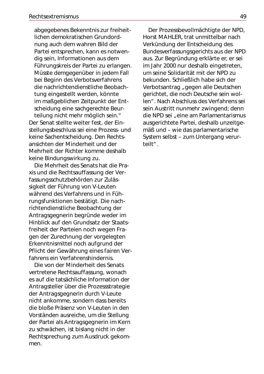 Seite 51 des Verfassungsschutzbericht 2002 Niedersachsen