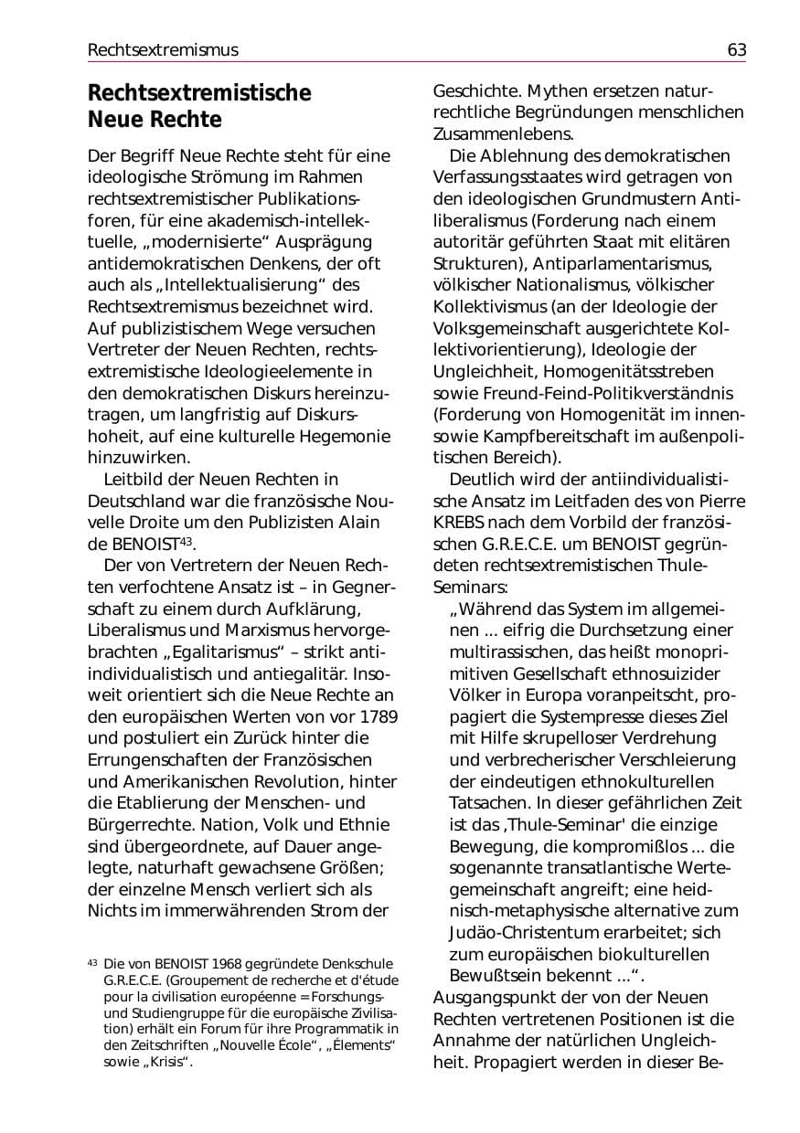 Seite 65 des Verfassungsschutzbericht 2002 Niedersachsen