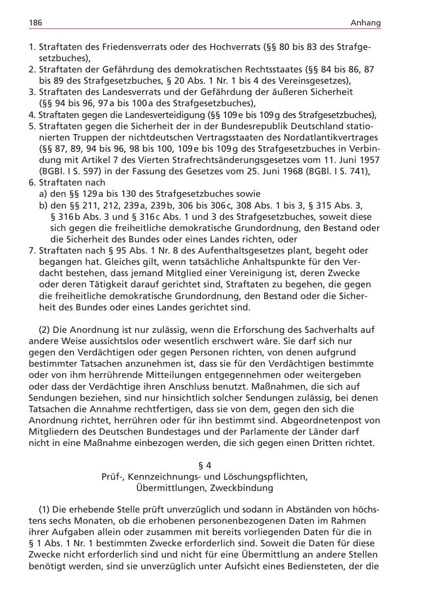 Seite 186 des Verfassungsschutzbericht 2004 Niedersachsen