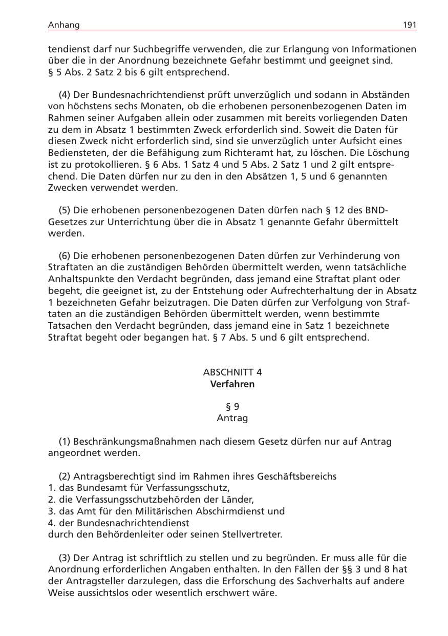 Seite 191 des Verfassungsschutzbericht 2004 Niedersachsen