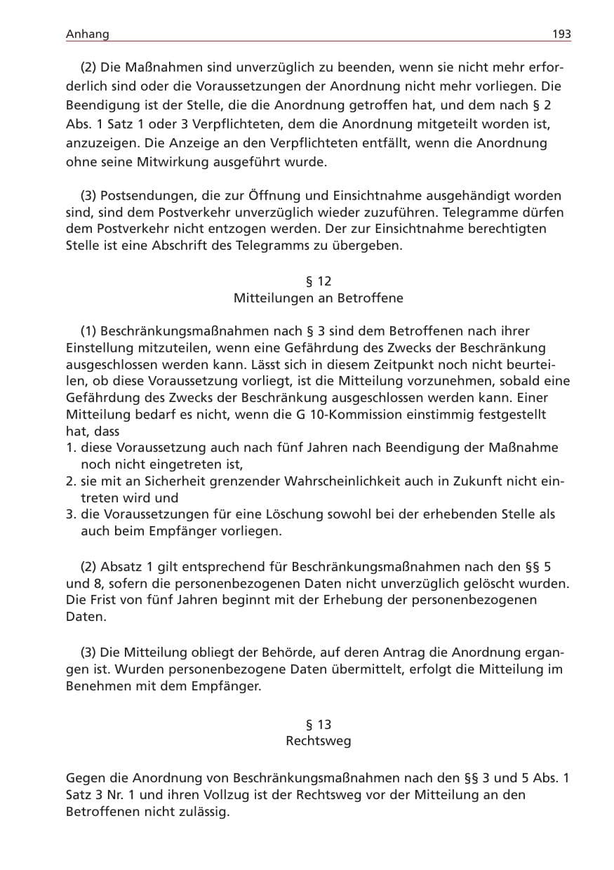 Seite 193 des Verfassungsschutzbericht 2004 Niedersachsen