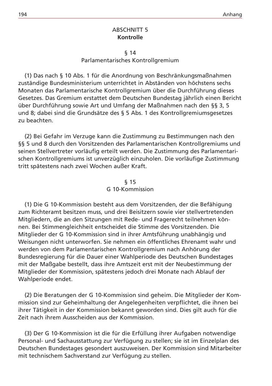Seite 194 des Verfassungsschutzbericht 2004 Niedersachsen
