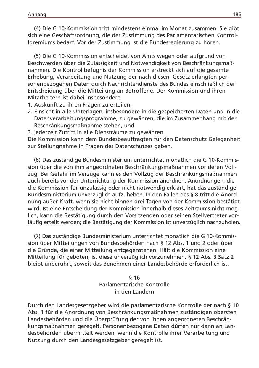 Seite 195 des Verfassungsschutzbericht 2004 Niedersachsen