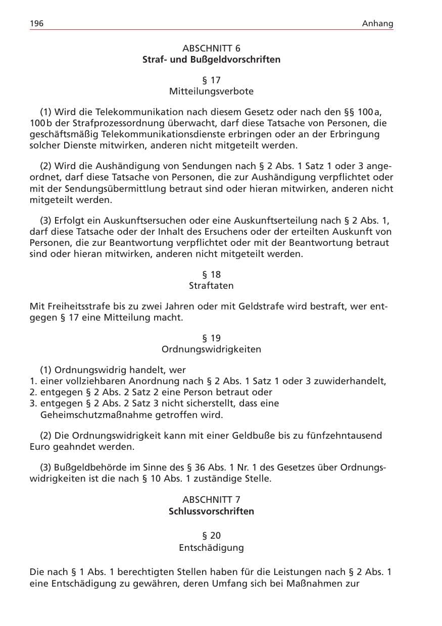 Seite 196 des Verfassungsschutzbericht 2004 Niedersachsen
