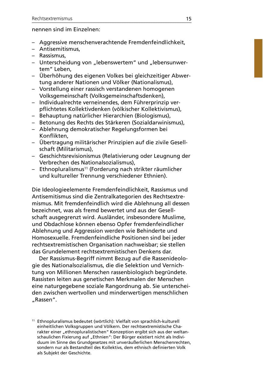 Seite 15 des Verfassungsschutzbericht 2005 Niedersachsen