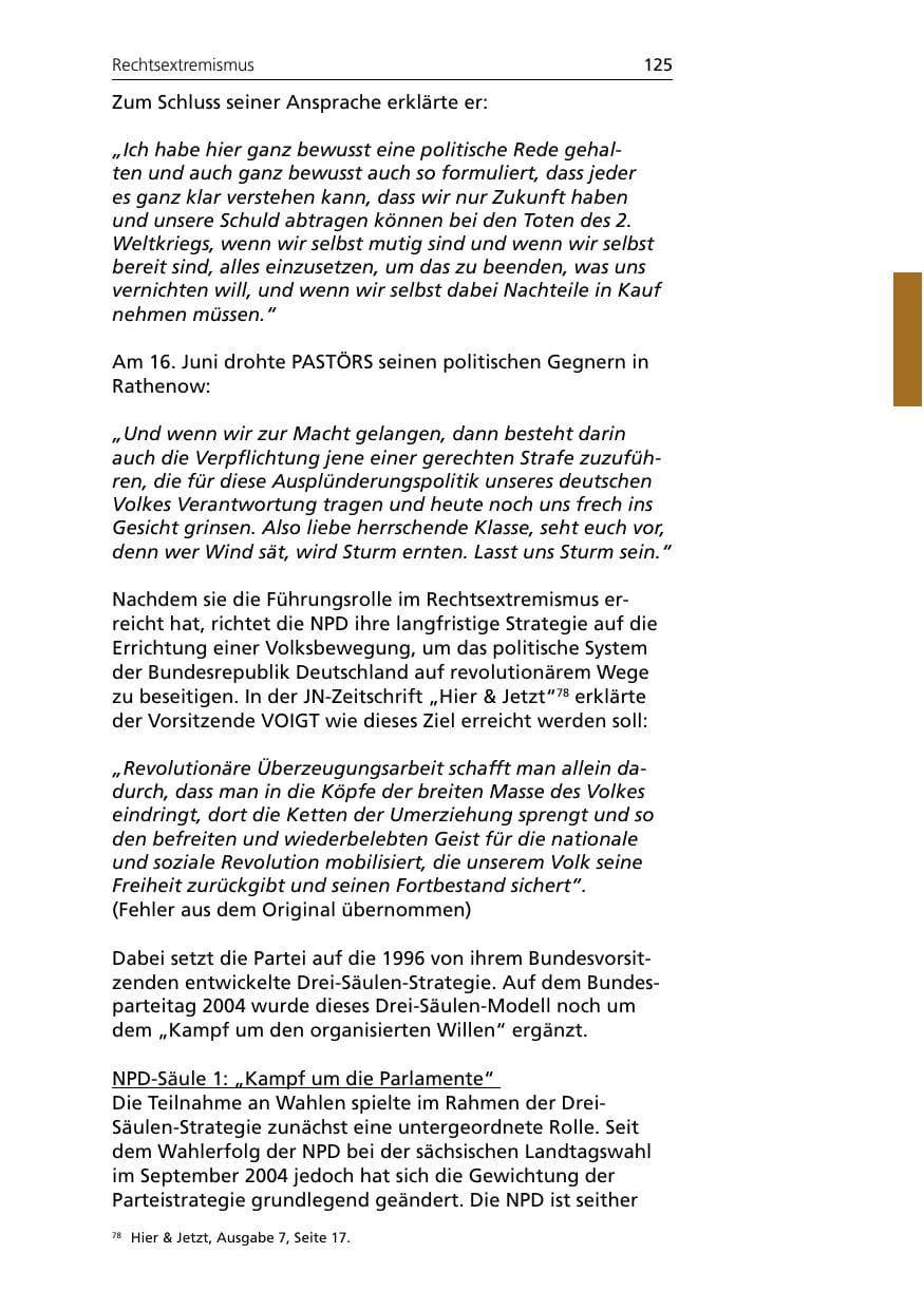 Seite 127 des Verfassungsschutzbericht 2007 Niedersachsen