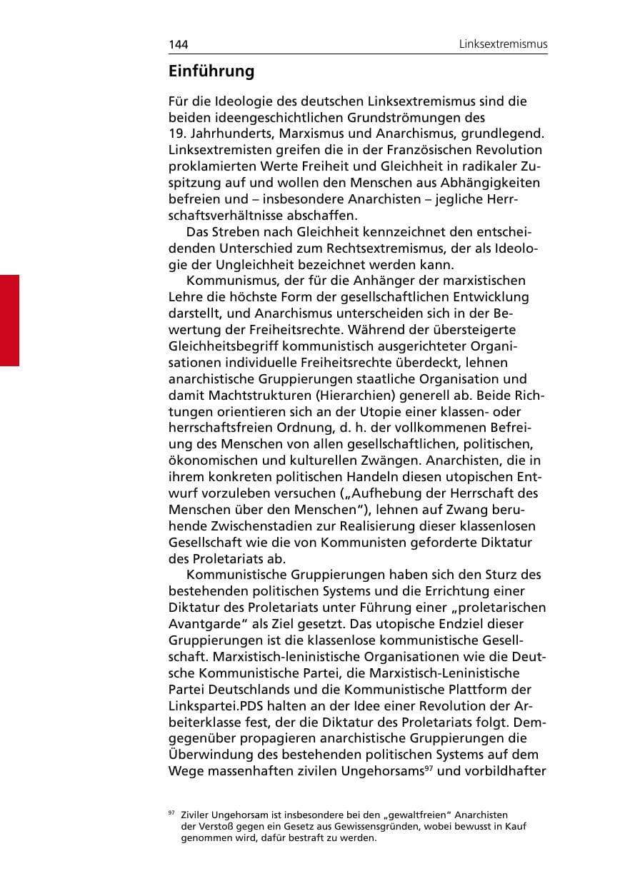 Seite 146 des Verfassungsschutzbericht 2007 Niedersachsen