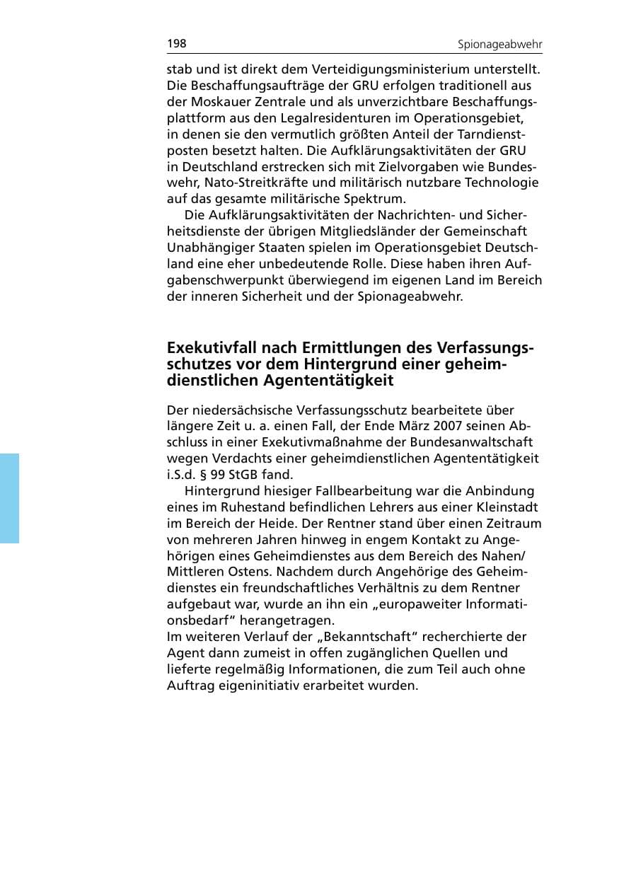 Seite 200 des Verfassungsschutzbericht 2007 Niedersachsen
