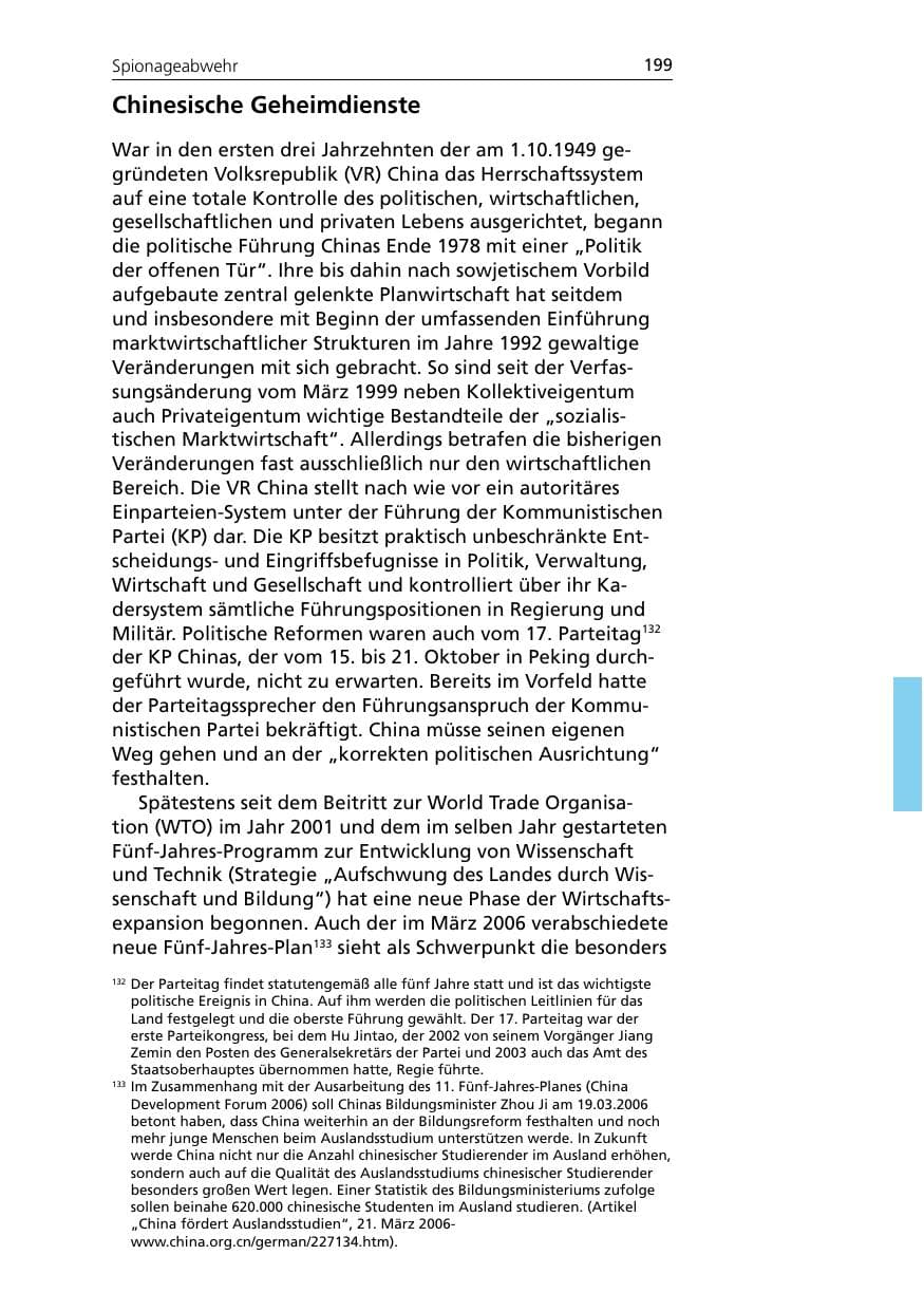 Seite 201 des Verfassungsschutzbericht 2007 Niedersachsen