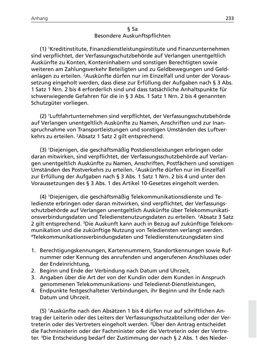 Seite 235 des Verfassungsschutzbericht 2007 Niedersachsen