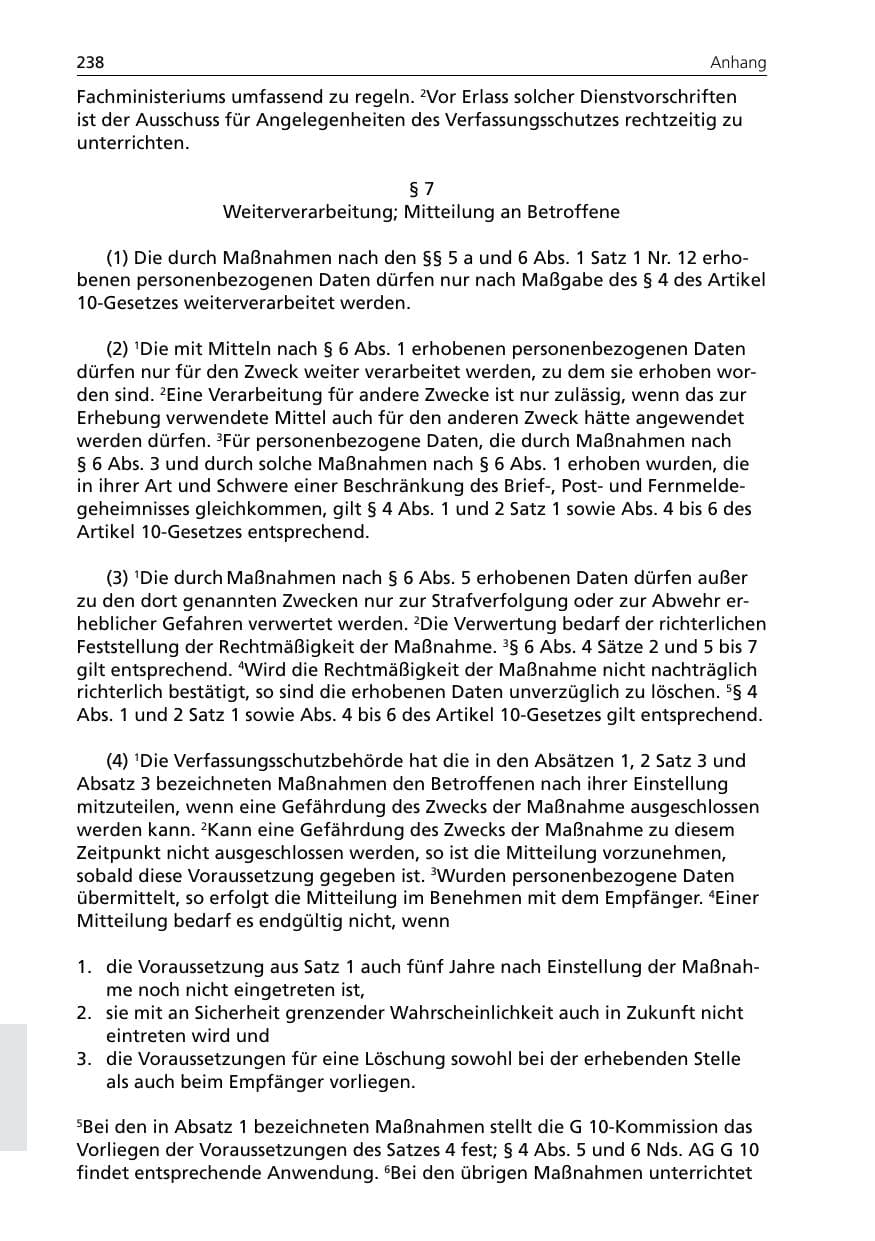 Seite 240 des Verfassungsschutzbericht 2007 Niedersachsen