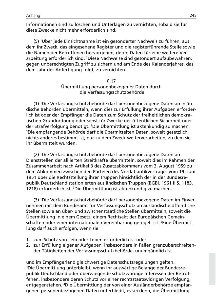 Seite 247 des Verfassungsschutzbericht 2007 Niedersachsen