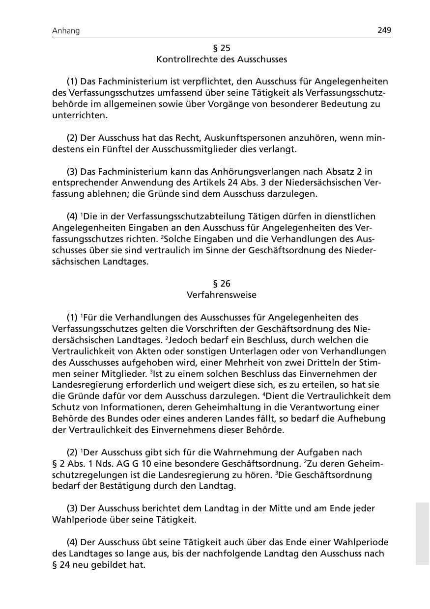 Seite 251 des Verfassungsschutzbericht 2007 Niedersachsen