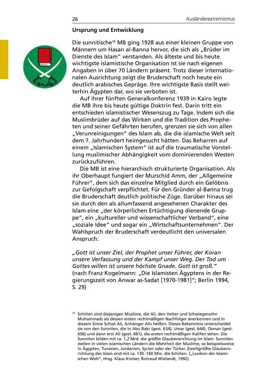Seite 28 des Verfassungsschutzbericht 2007 Niedersachsen