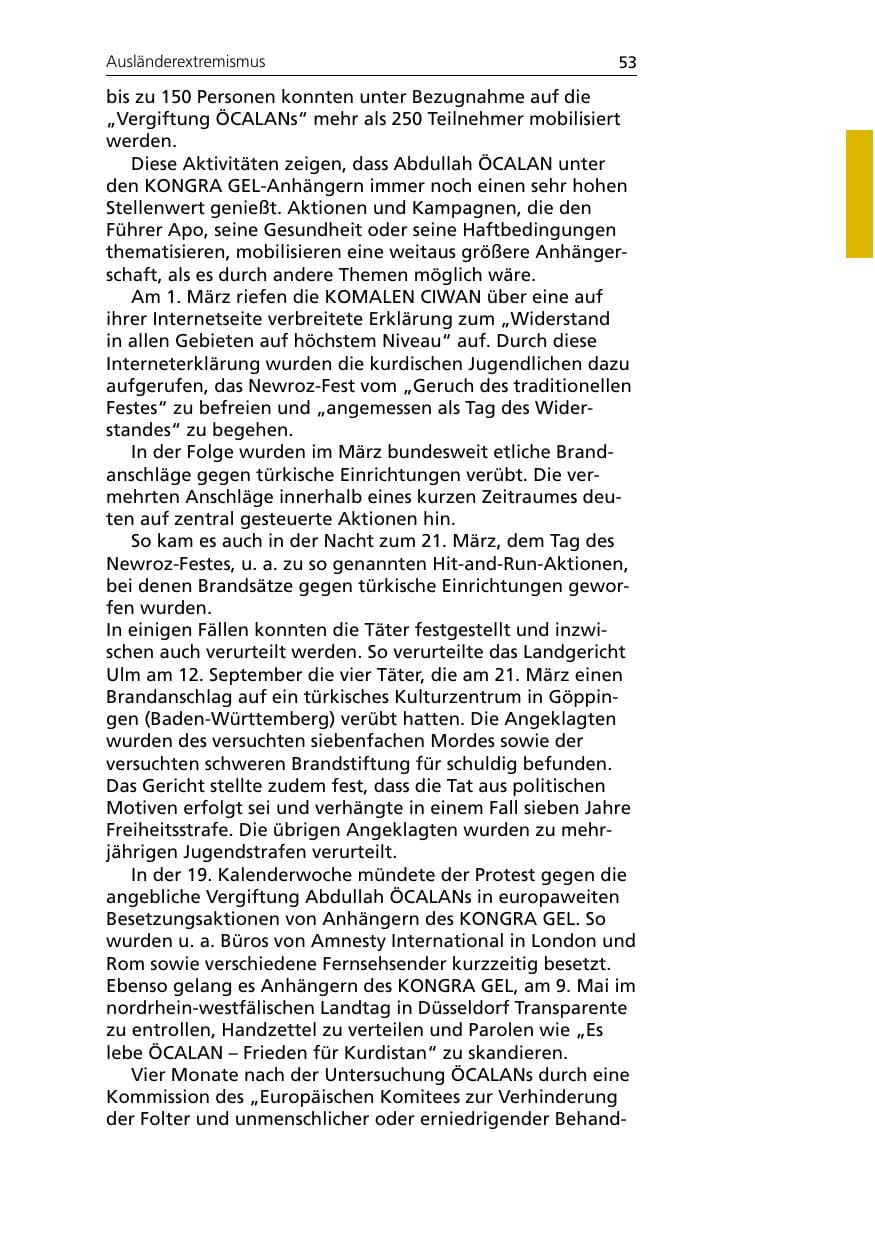 Seite 55 des Verfassungsschutzbericht 2007 Niedersachsen