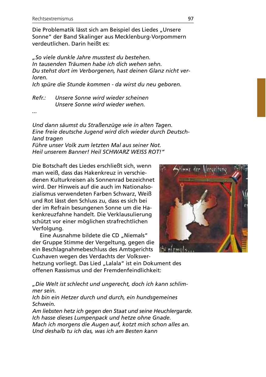 Seite 99 des Verfassungsschutzbericht 2007 Niedersachsen