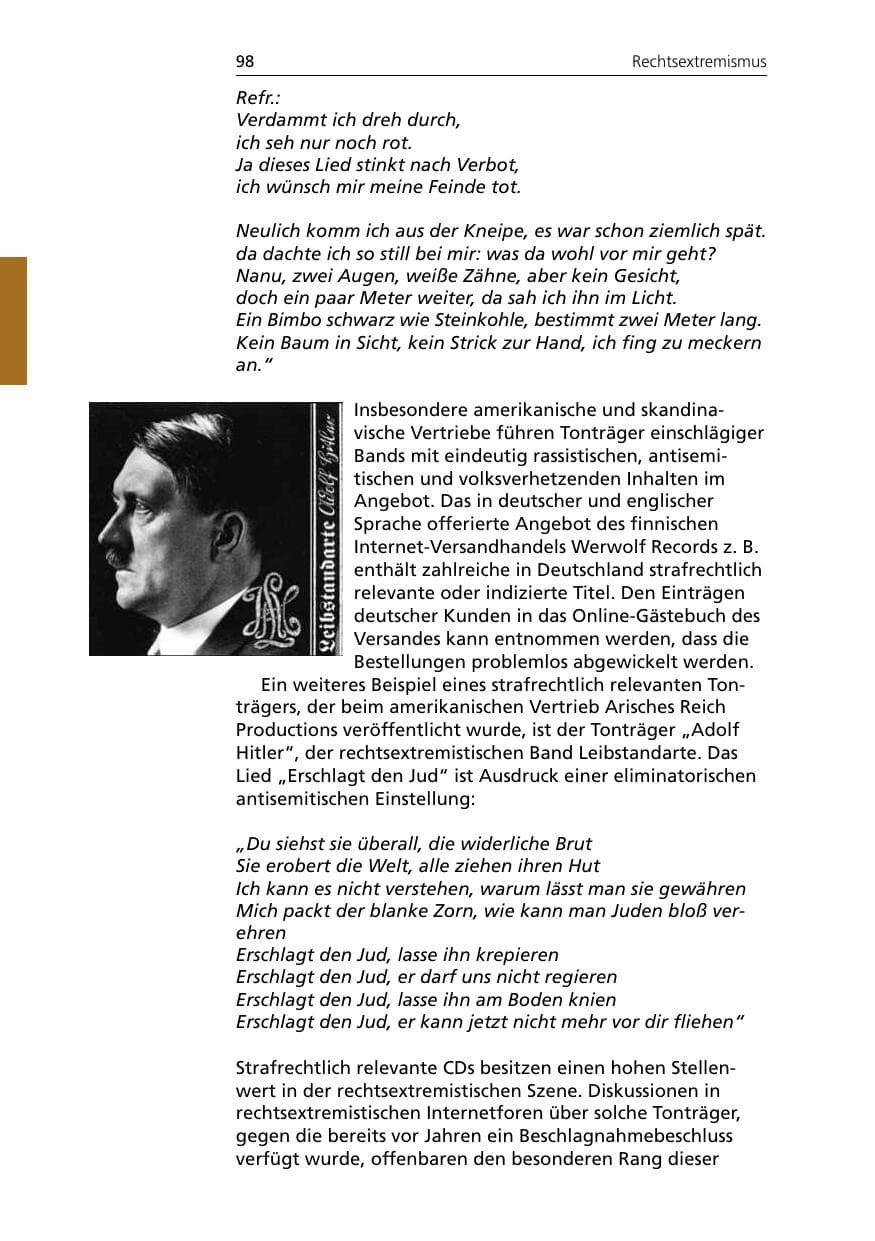 Seite 100 des Verfassungsschutzbericht 2007 Niedersachsen