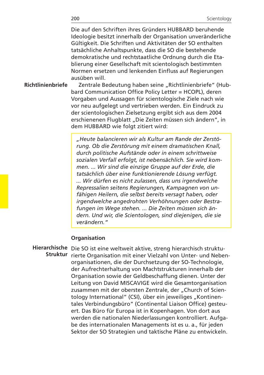 Seite 200 des Verfassungsschutzbericht 2008 Niedersachsen
