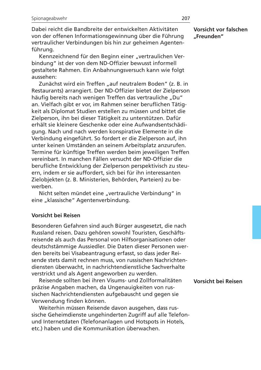 Seite 207 des Verfassungsschutzbericht 2008 Niedersachsen