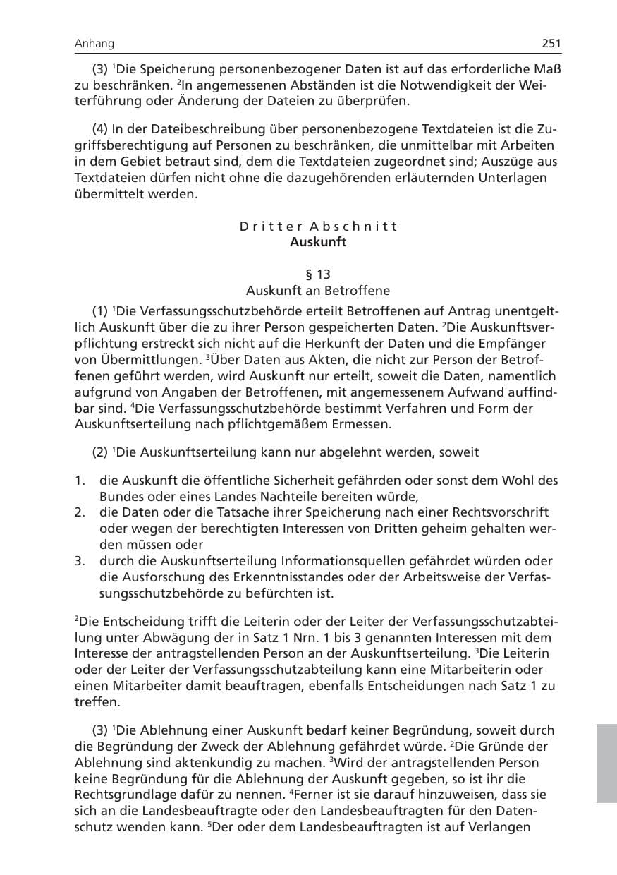 Seite 251 des Verfassungsschutzbericht 2008 Niedersachsen