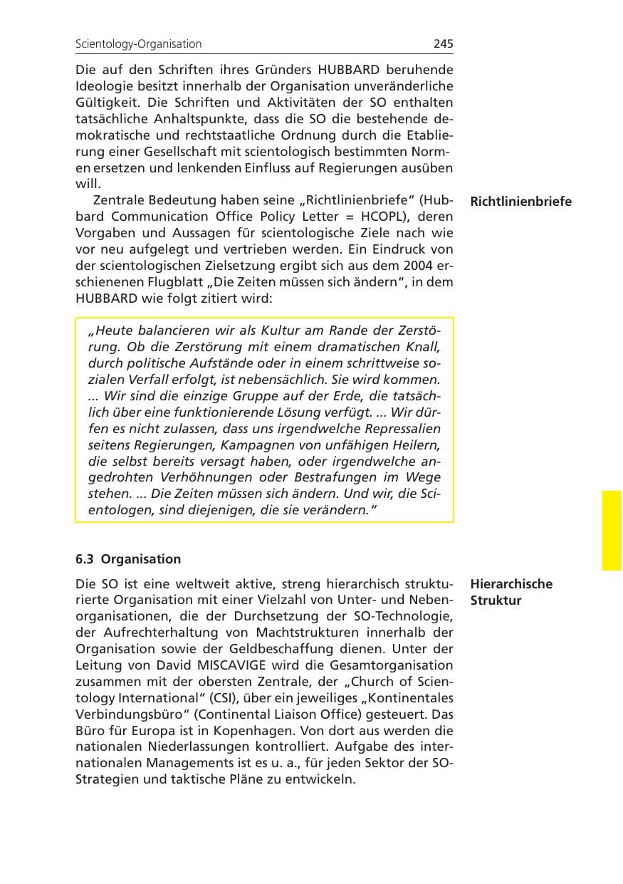 Seite 245 des Verfassungsschutzbericht 2009 Niedersachsen