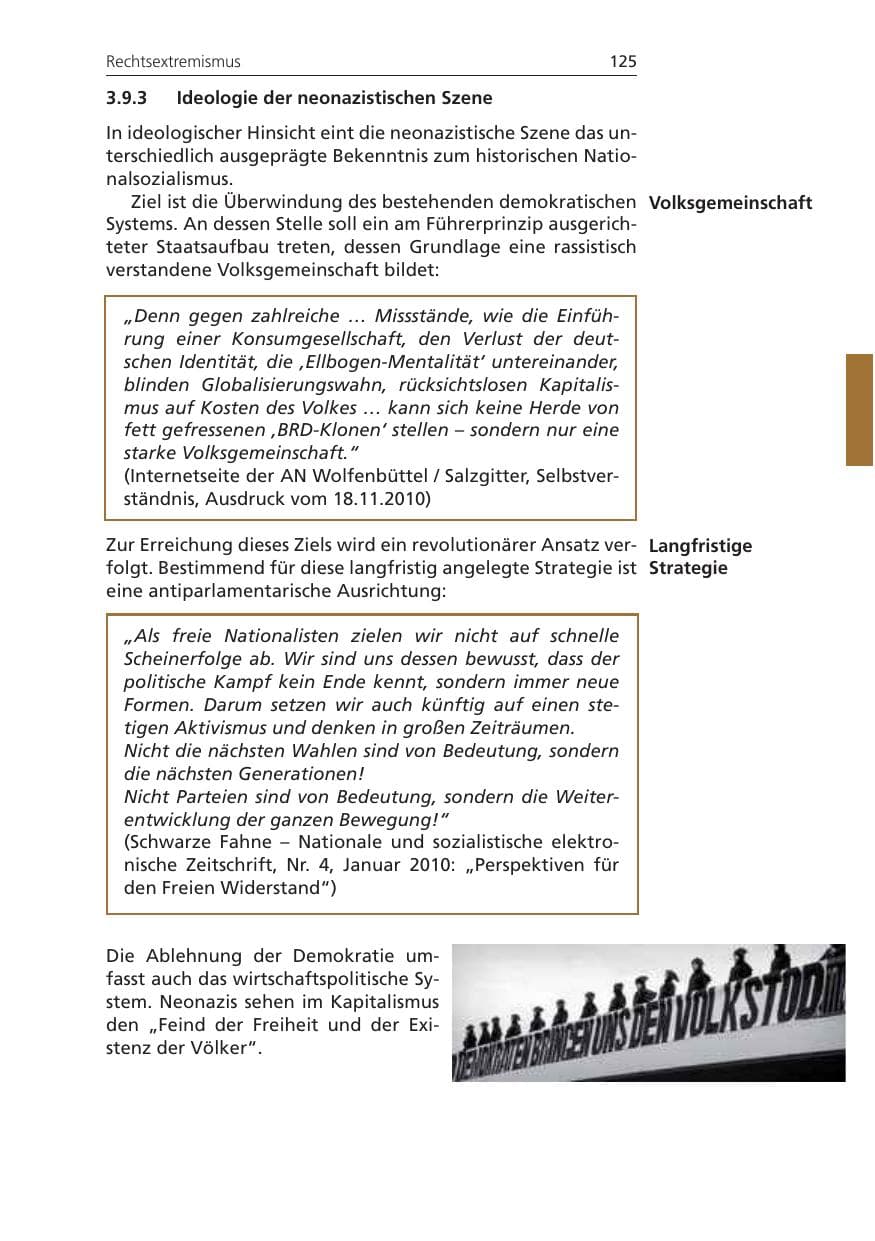 Seite 125 des Verfassungsschutzbericht 2010 Niedersachsen