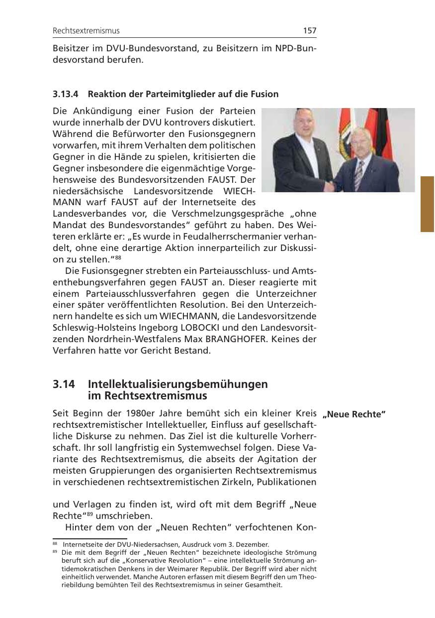 Seite 157 des Verfassungsschutzbericht 2010 Niedersachsen