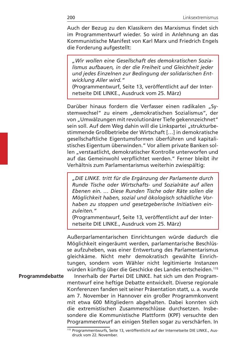 Seite 200 des Verfassungsschutzbericht 2010 Niedersachsen