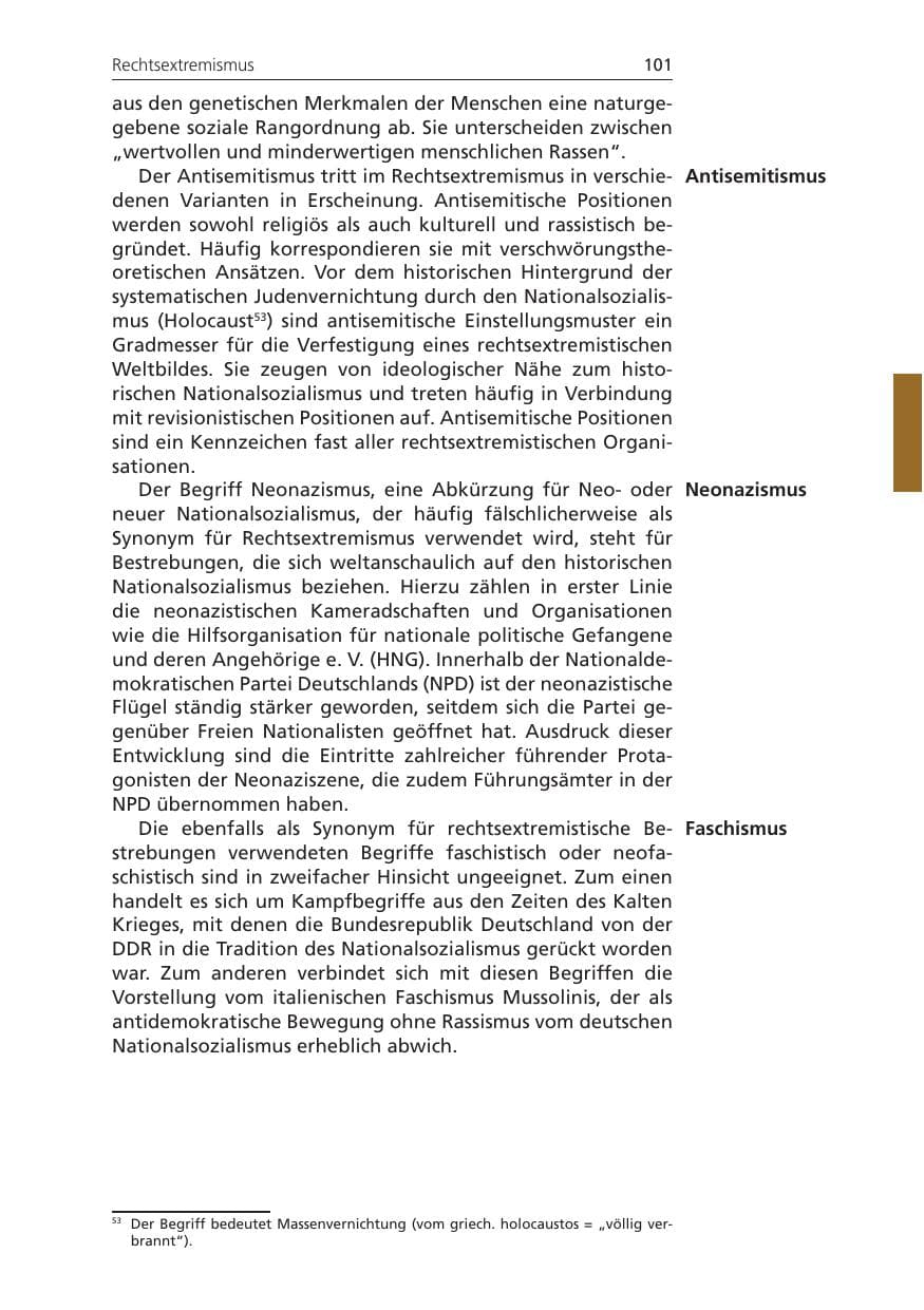 Seite 101 des Verfassungsschutzbericht 2011 Niedersachsen
