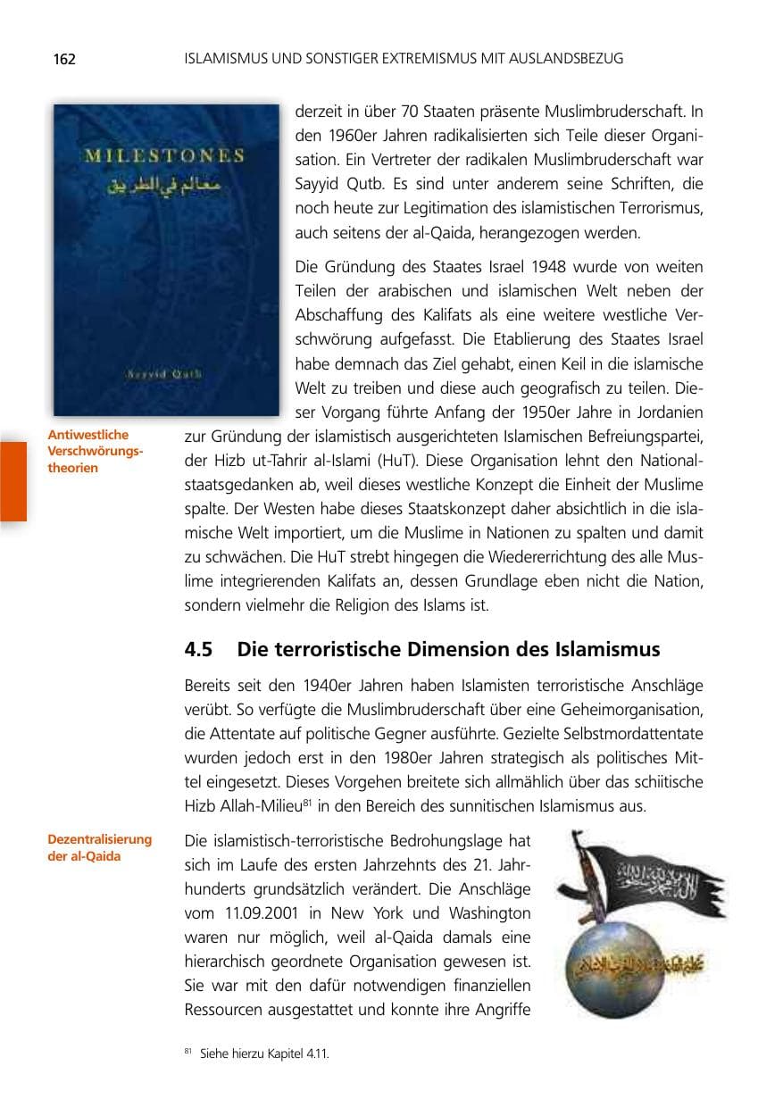 Seite 162 des Verfassungsschutzbericht 2012 Niedersachsen