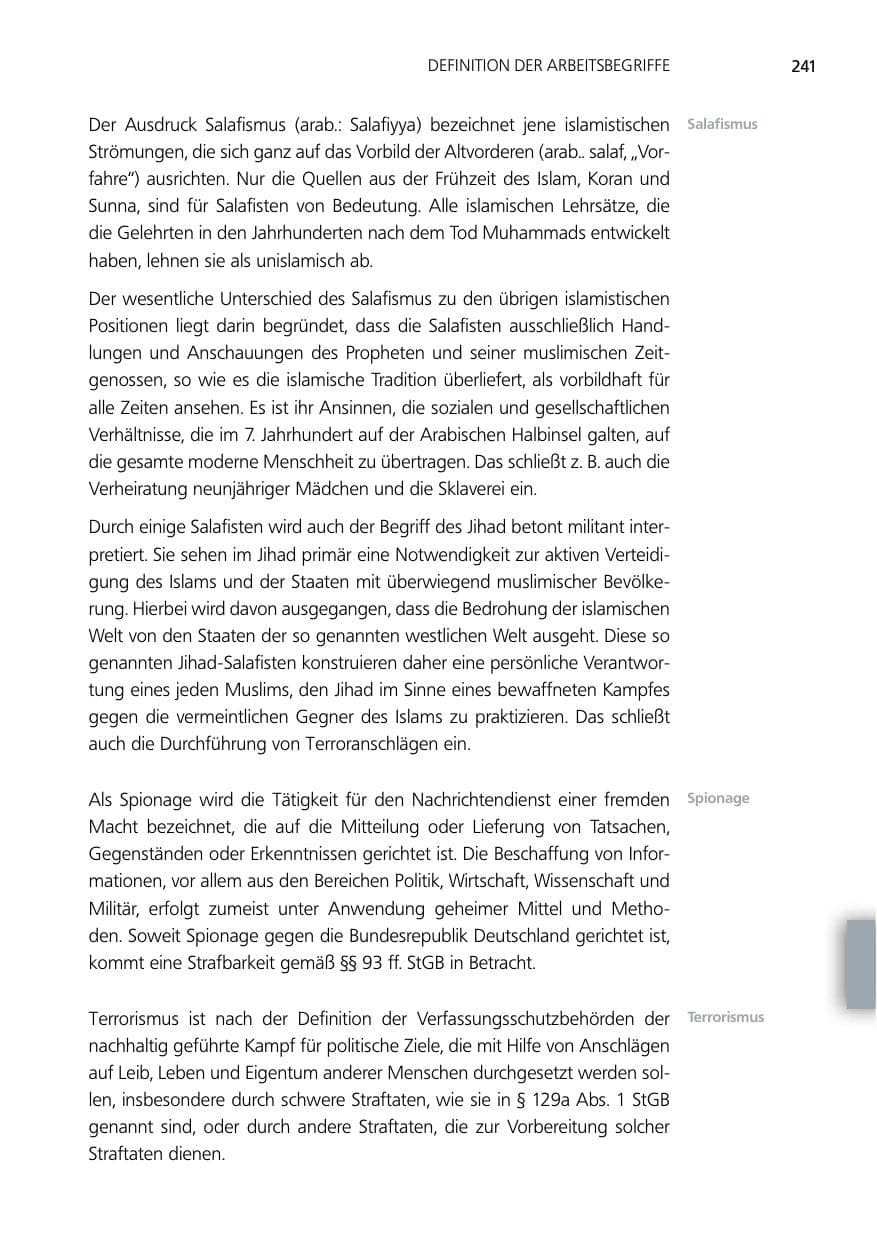 Seite 241 des Verfassungsschutzbericht 2012 Niedersachsen