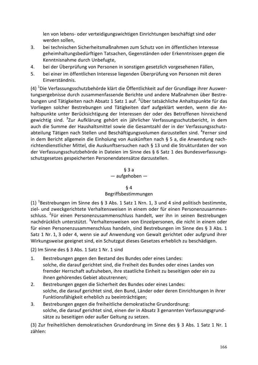 Seite 166 des Verfassungsschutzbericht 2013 Niedersachsen