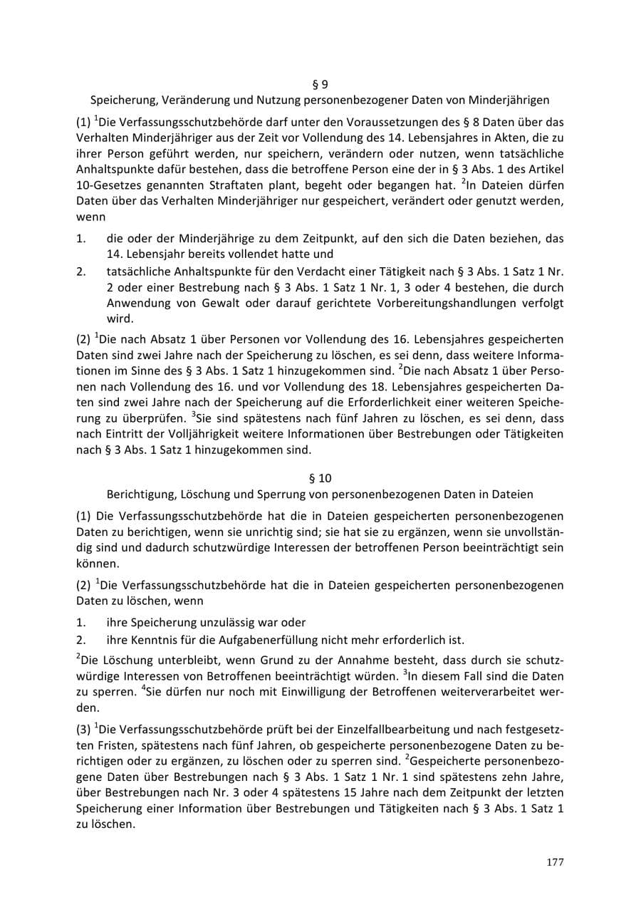Seite 177 des Verfassungsschutzbericht 2013 Niedersachsen