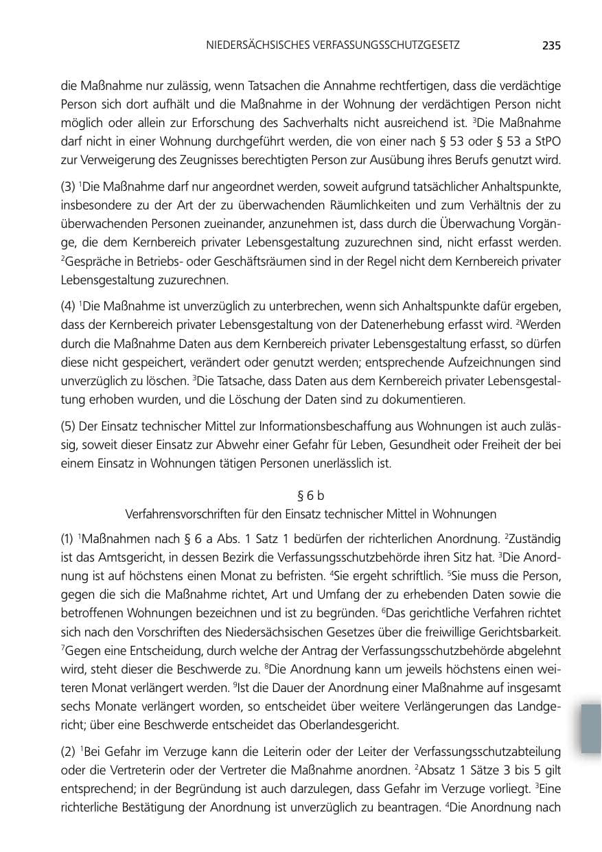 Seite 235 des Verfassungsschutzbericht 2014 Niedersachsen
