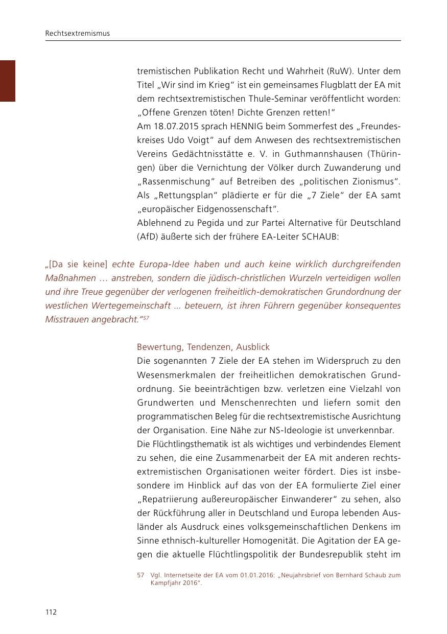 Seite 114 des Verfassungsschutzbericht 2015 Niedersachsen