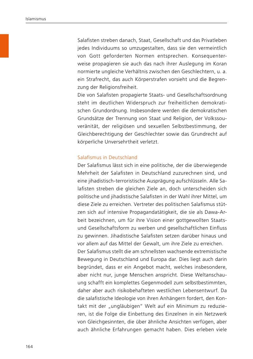 Seite 166 des Verfassungsschutzbericht 2015 Niedersachsen