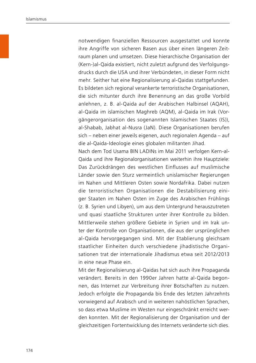 Seite 176 des Verfassungsschutzbericht 2015 Niedersachsen