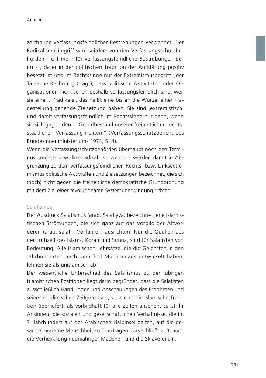 Seite 283 des Verfassungsschutzbericht 2015 Niedersachsen