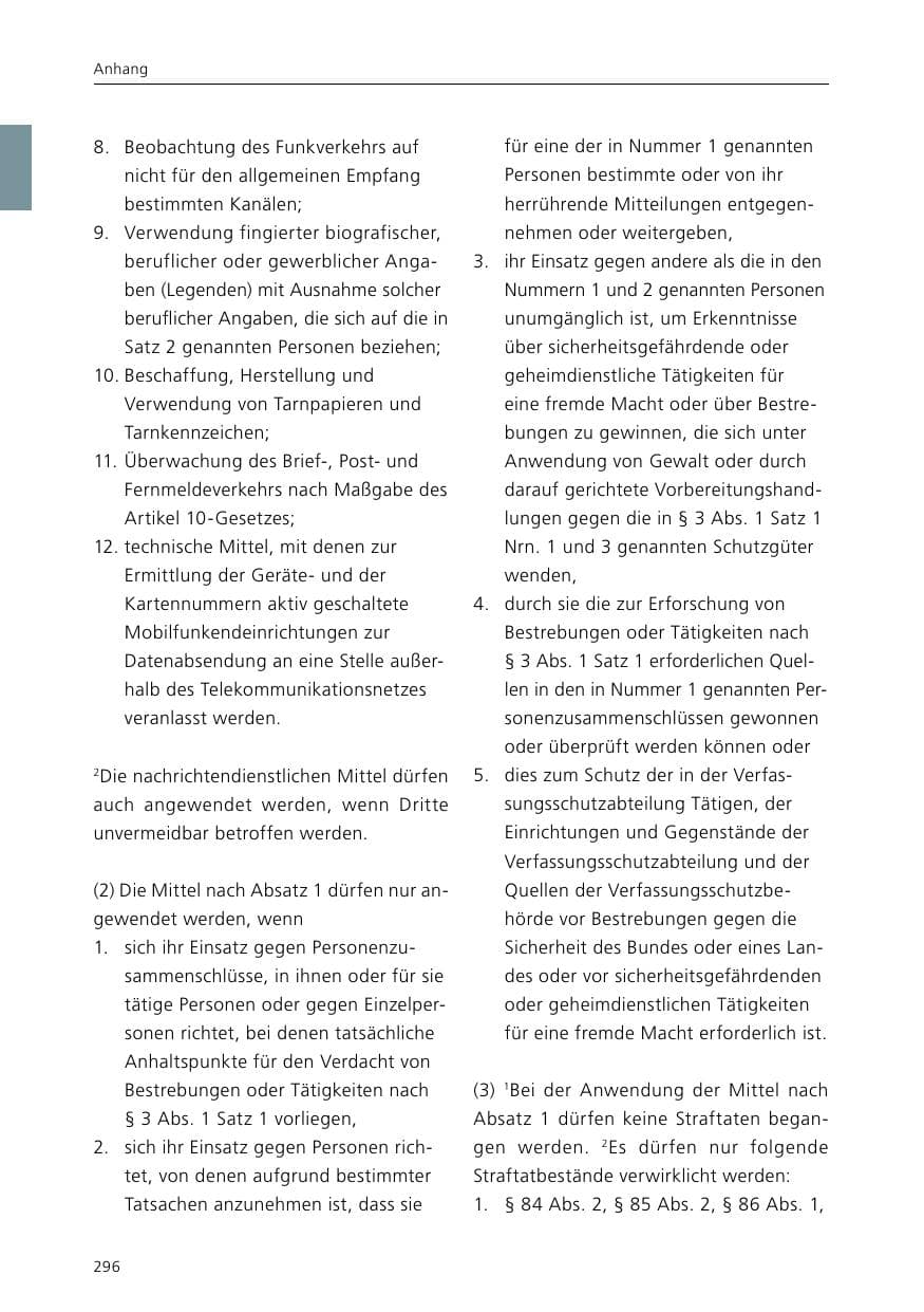 Seite 298 des Verfassungsschutzbericht 2015 Niedersachsen