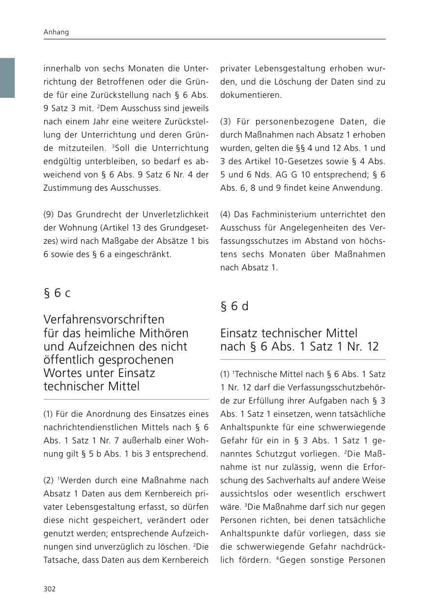 Seite 304 des Verfassungsschutzbericht 2015 Niedersachsen