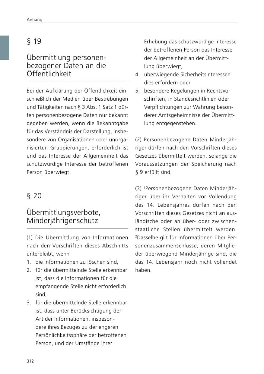 Seite 314 des Verfassungsschutzbericht 2015 Niedersachsen