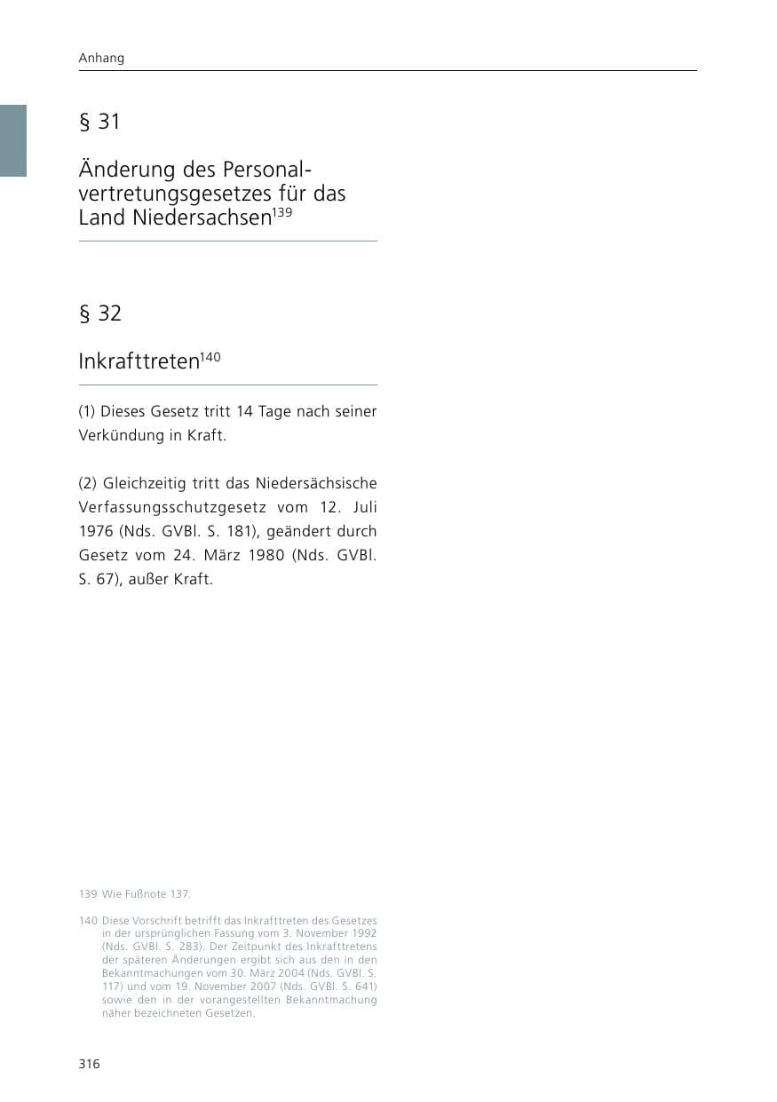 Seite 318 des Verfassungsschutzbericht 2015 Niedersachsen