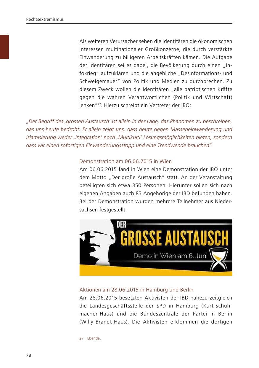 Seite 80 des Verfassungsschutzbericht 2015 Niedersachsen