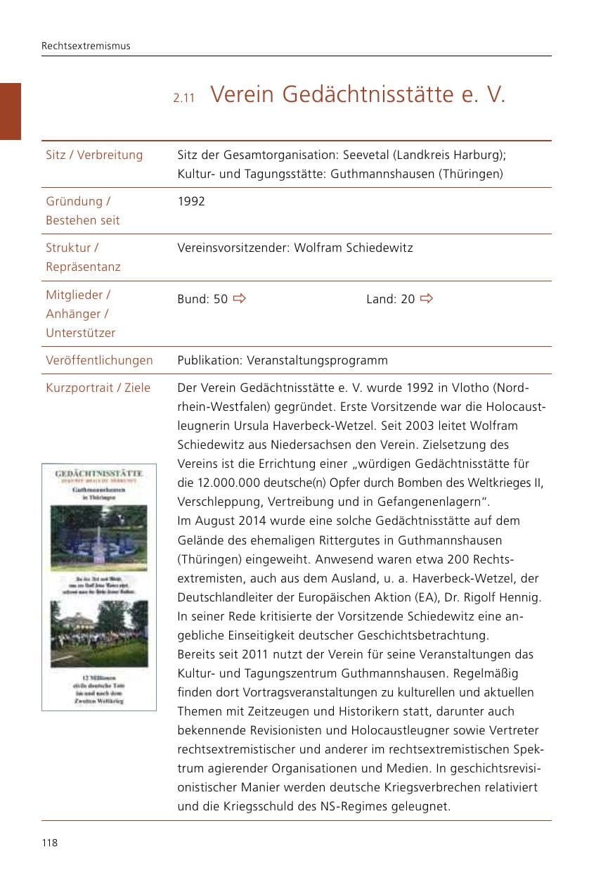 Seite 120 des Verfassungsschutzbericht 2016 Niedersachsen