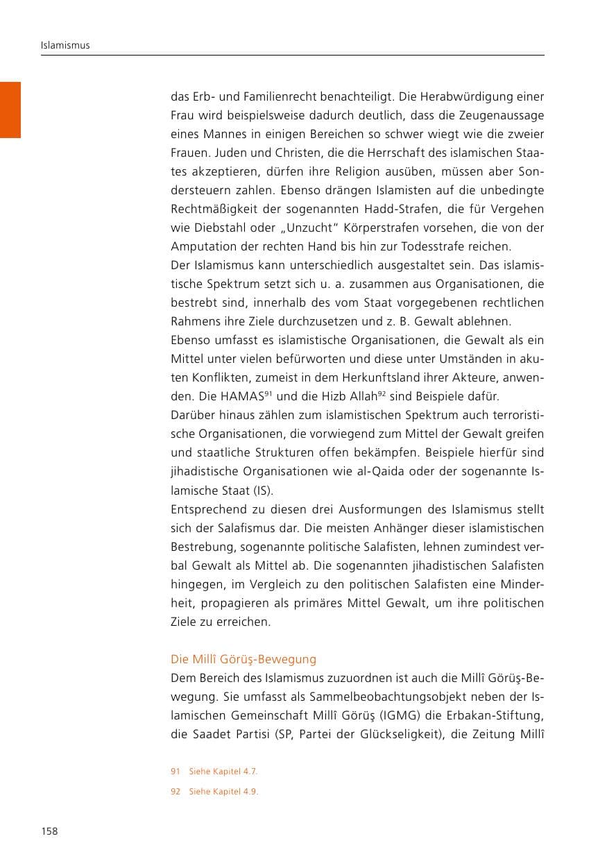 Seite 160 des Verfassungsschutzbericht 2016 Niedersachsen