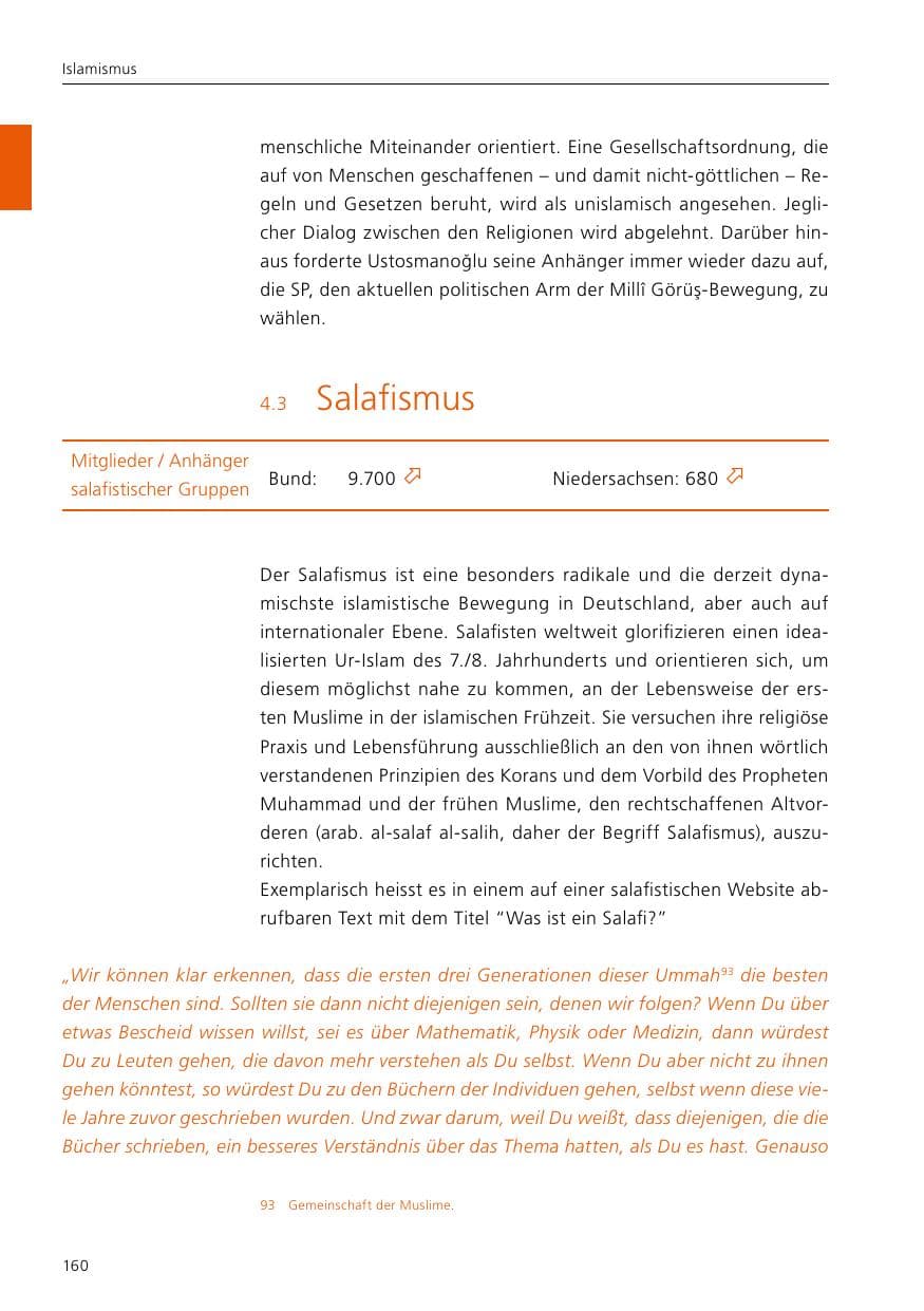 Seite 162 des Verfassungsschutzbericht 2016 Niedersachsen