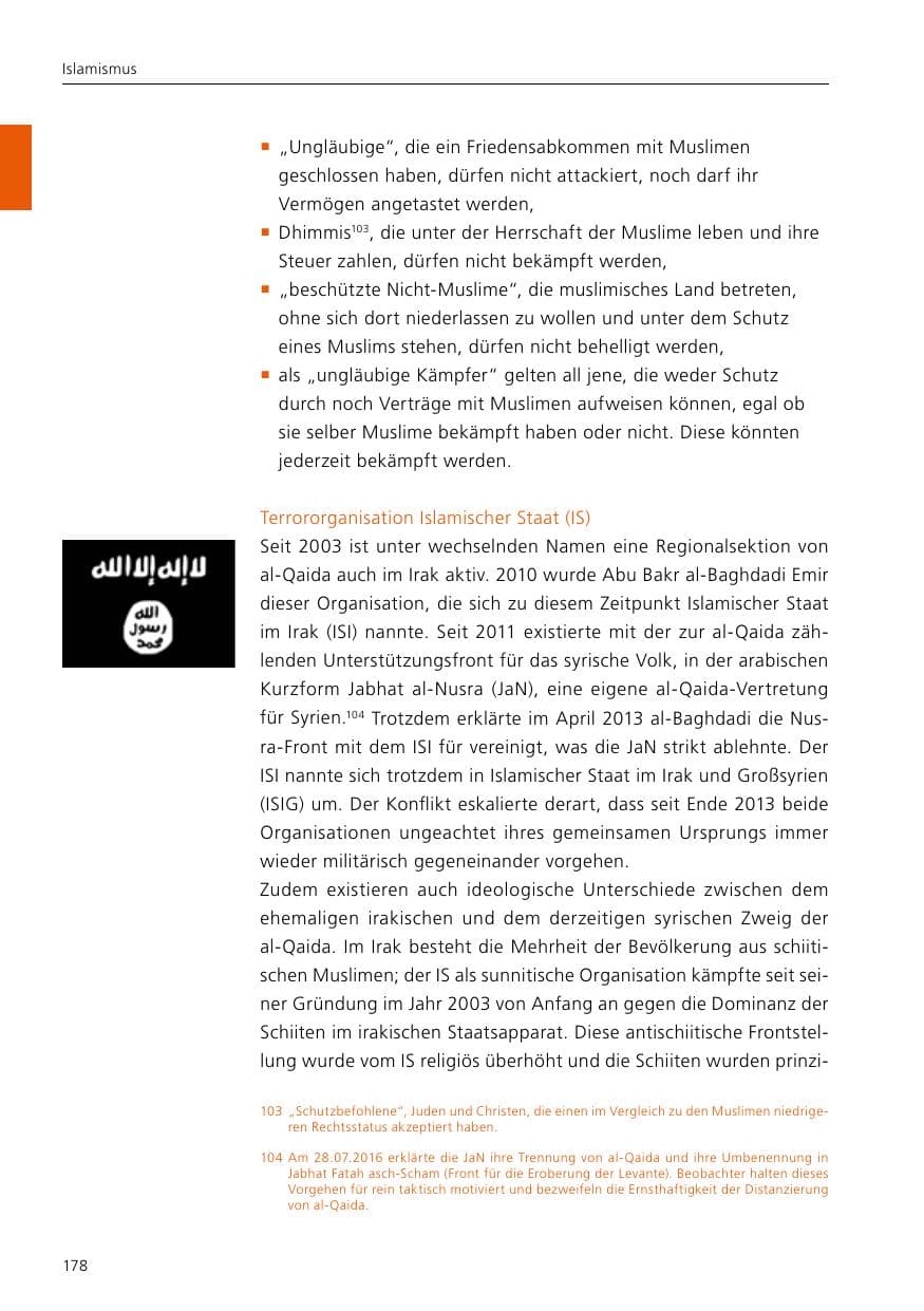 Seite 180 des Verfassungsschutzbericht 2016 Niedersachsen