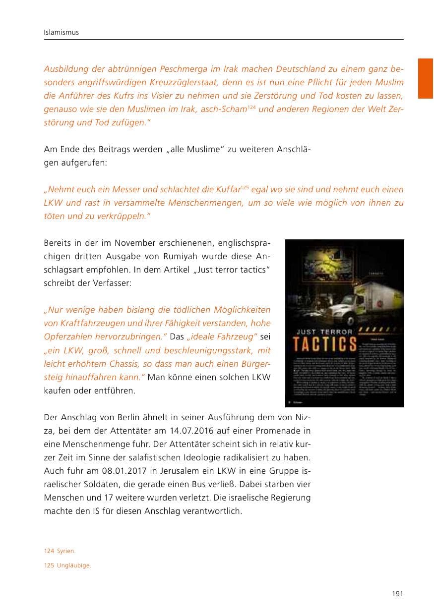 Seite 193 des Verfassungsschutzbericht 2016 Niedersachsen